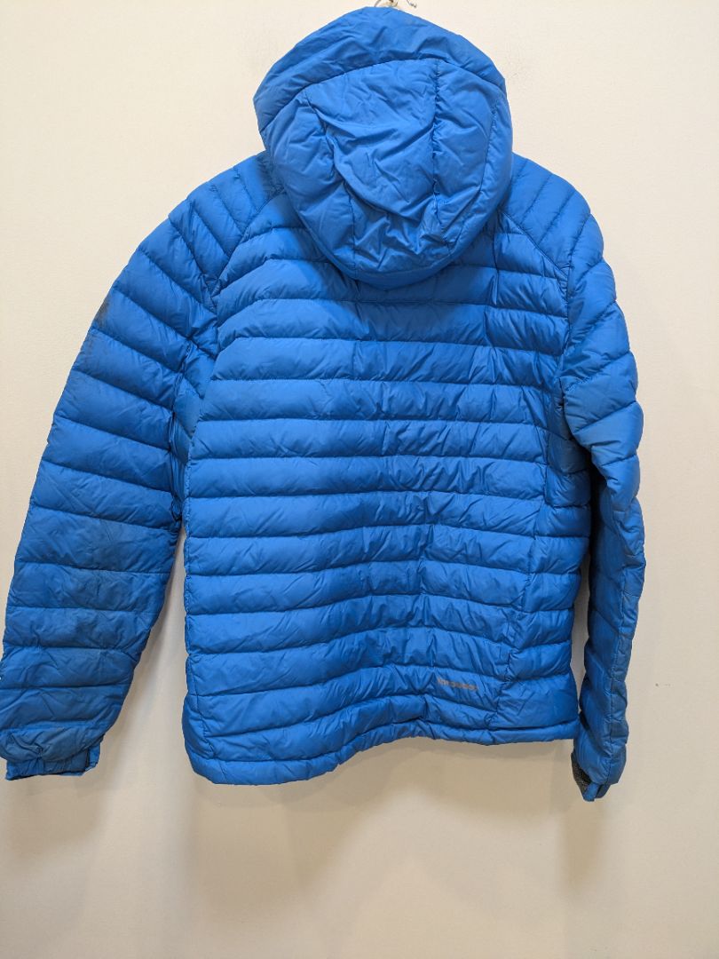 Blue Torpedo7 Hooded Down Jacket, M