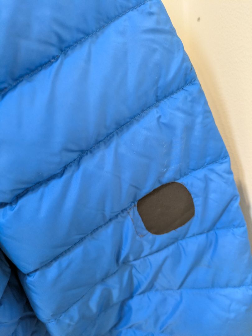 Blue Torpedo7 Hooded Down Jacket, M