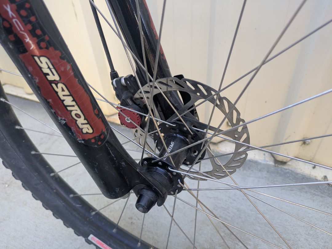 Red Specialized Hardrock Comp Disc, 21 in