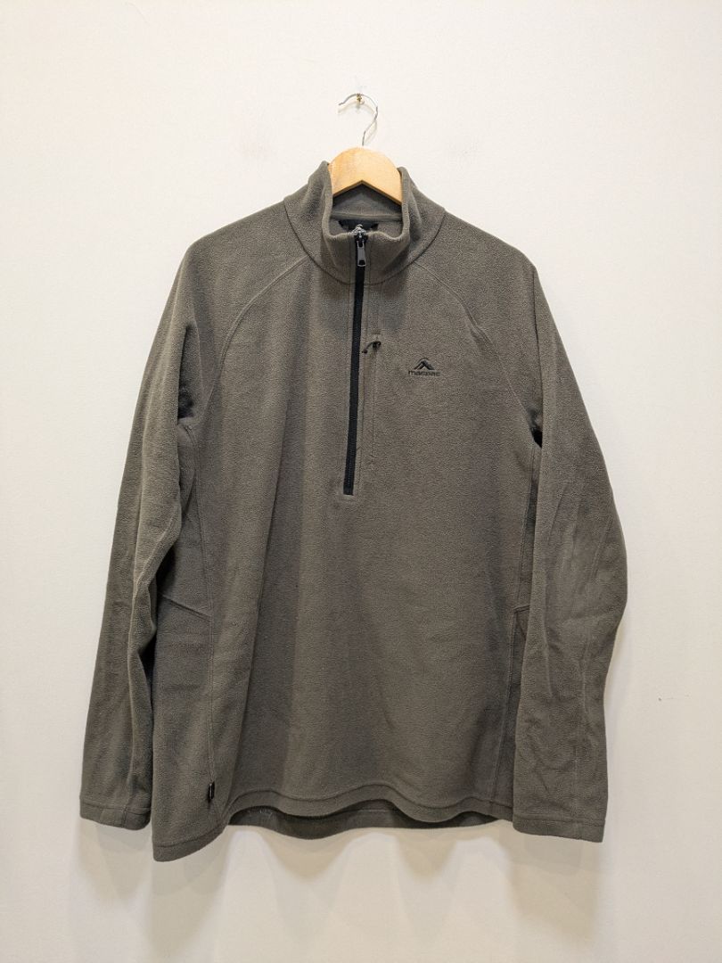 Green Macpac Quarter-Zip Fleece, XL