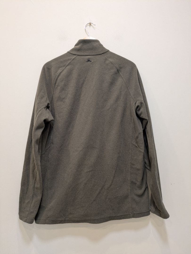 Green Macpac Quarter-Zip Fleece, XL