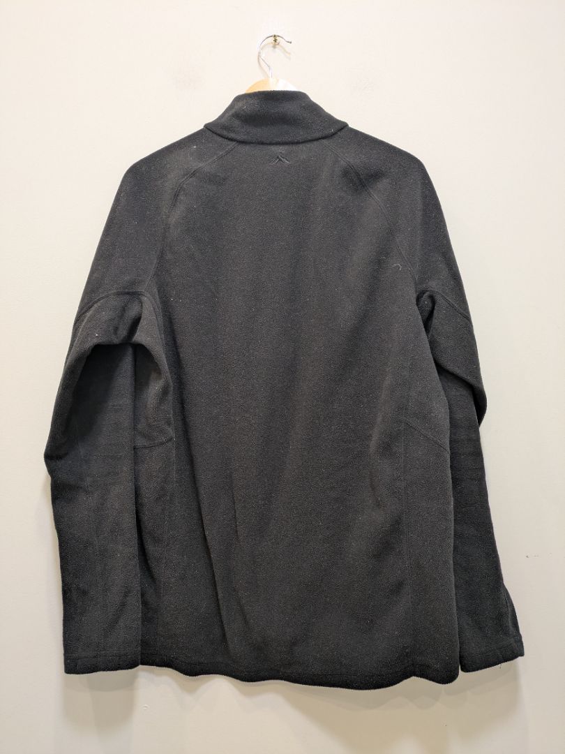 Black Macpac Quarter-Zip Fleece, XL