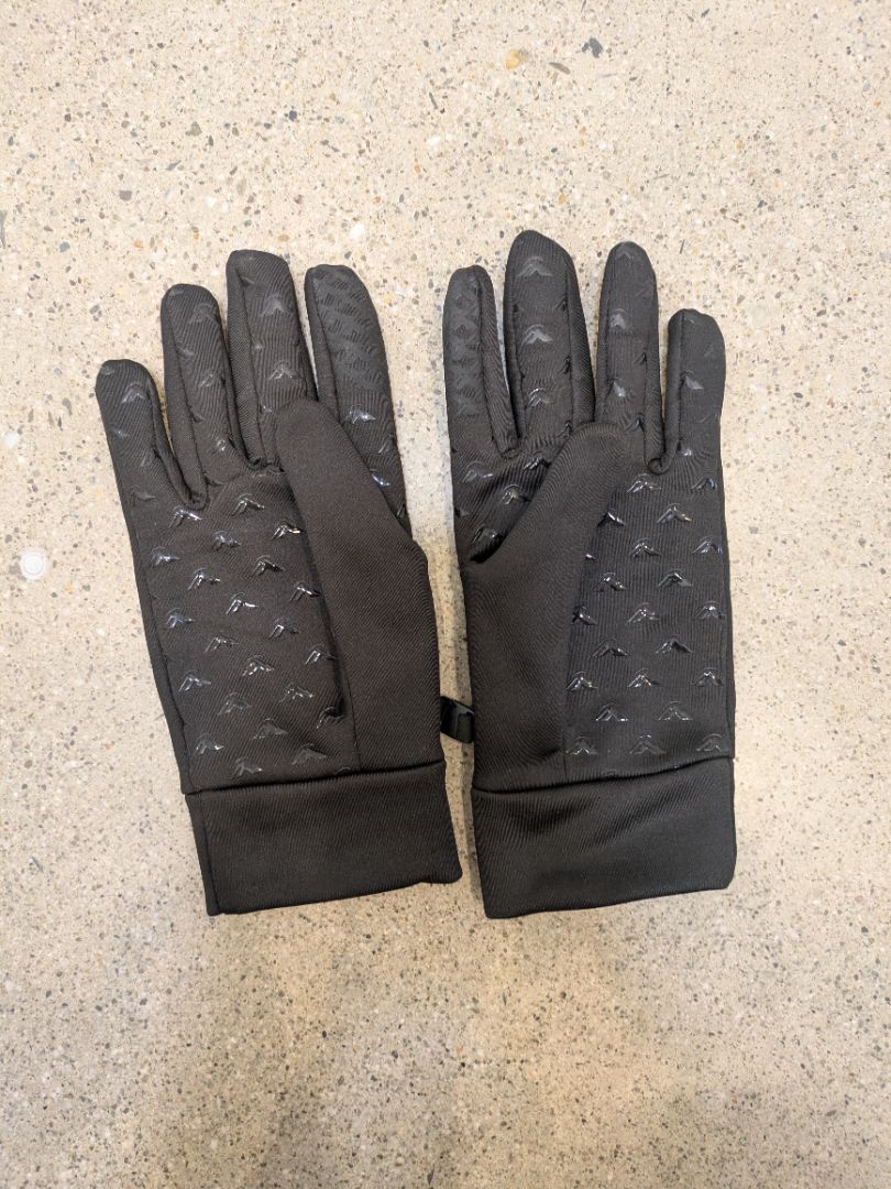 Black Macpac Liner Gloves