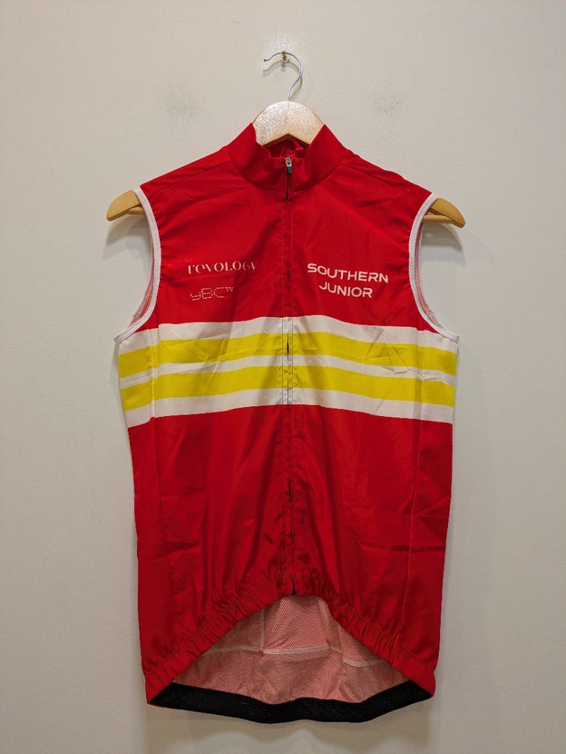 Red  Cycling Gilet, S