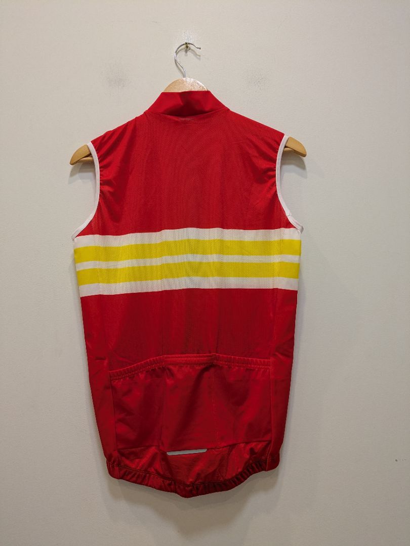 Red  Cycling Gilet, S