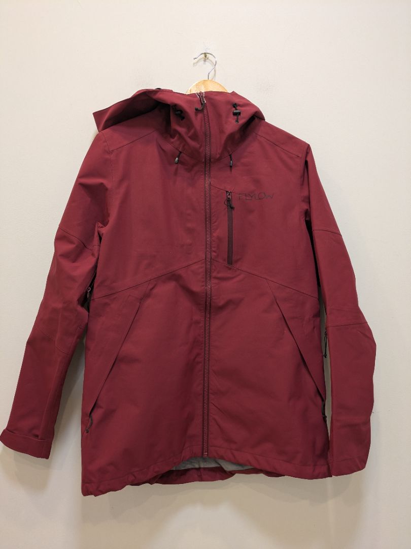 Burgundy Flylow Shell Jacket, M