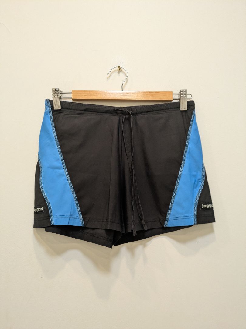 Black Jaggad Swim / Active Shorts, S
