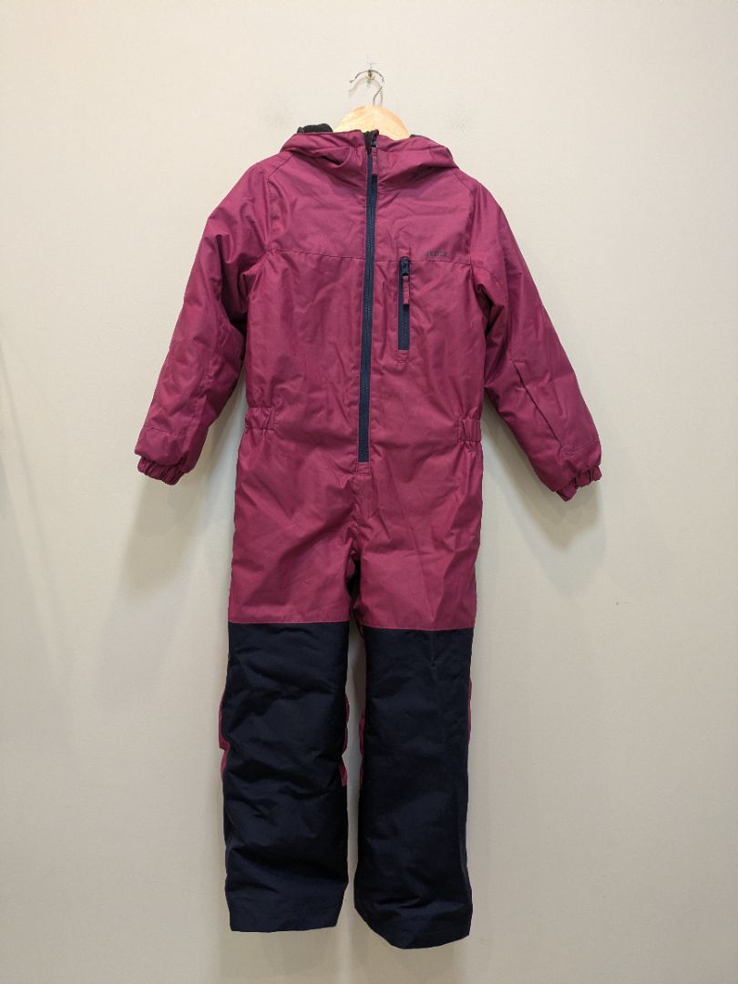 Burgundy Wedze Kids ski suit, 6 years / 115-124 cm