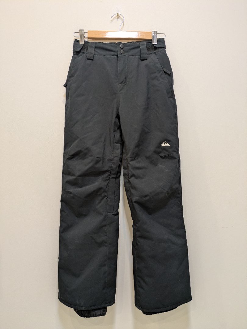 Black Quiksilver Snow Pants, 12 / M