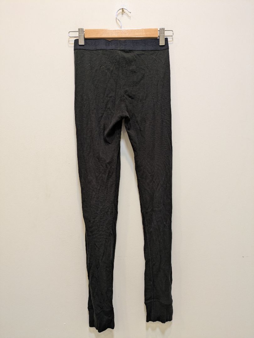 Black Macpac Merino Long Johns, 12