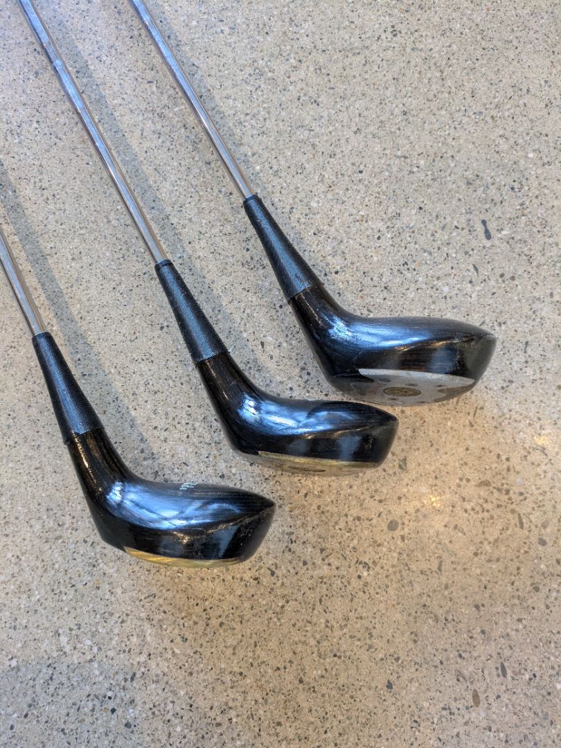 Black Spalding Vintage Woods Set
