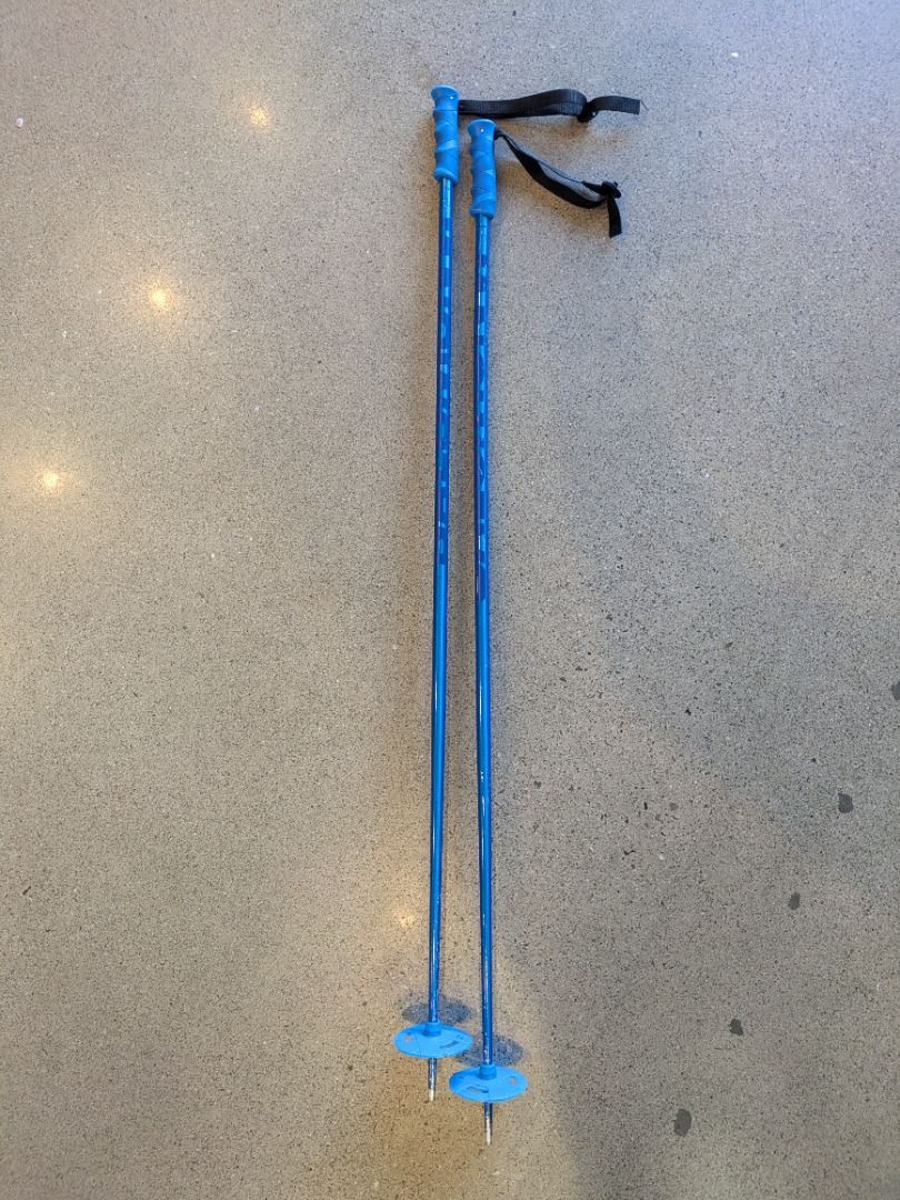 Blue  Ski Poles, 125cm