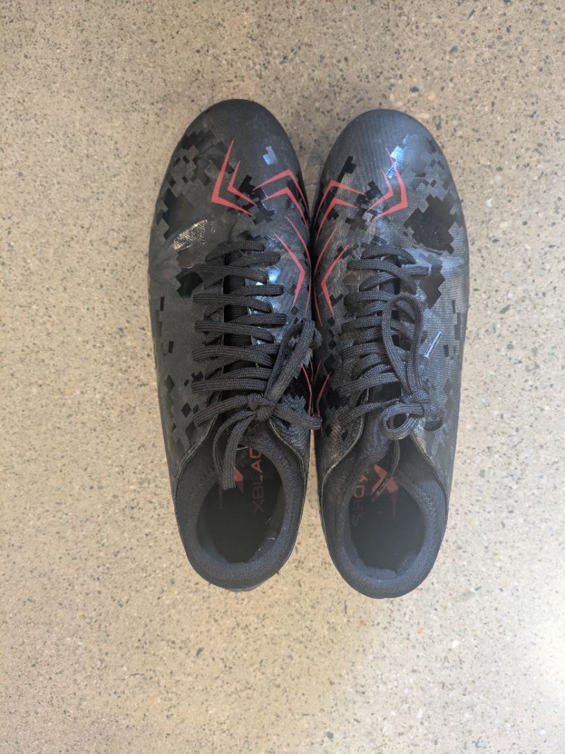 Black XBlades Football Boots, EU 42