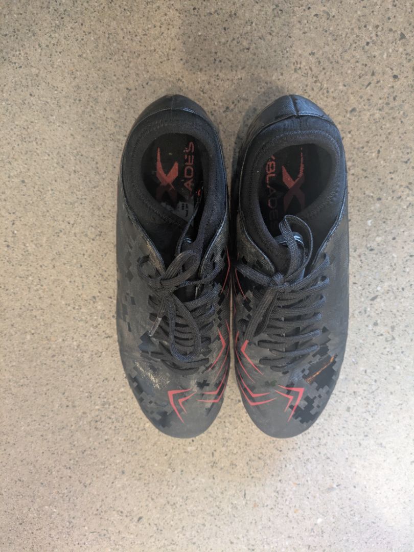 Black XBlades Football Boots, EU 42