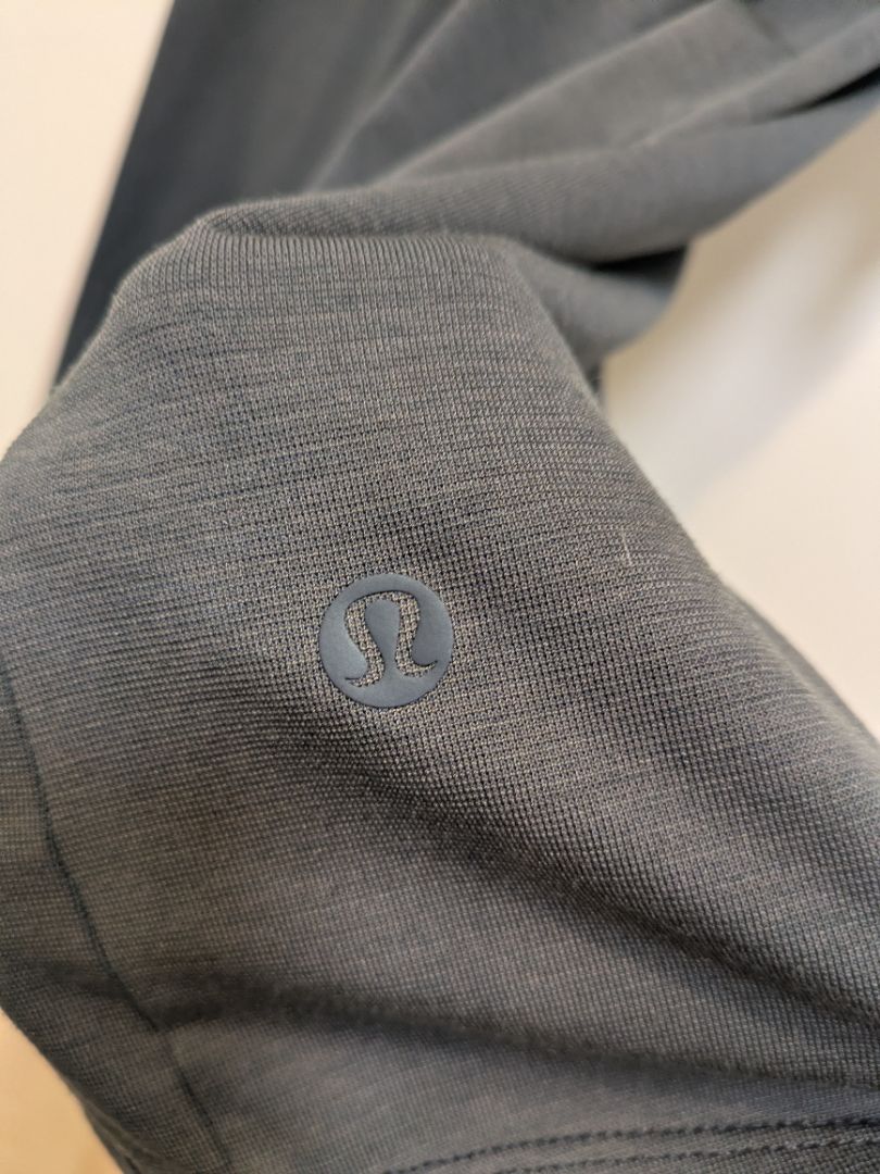 Charcoal Lululemon Polo Shirt, L