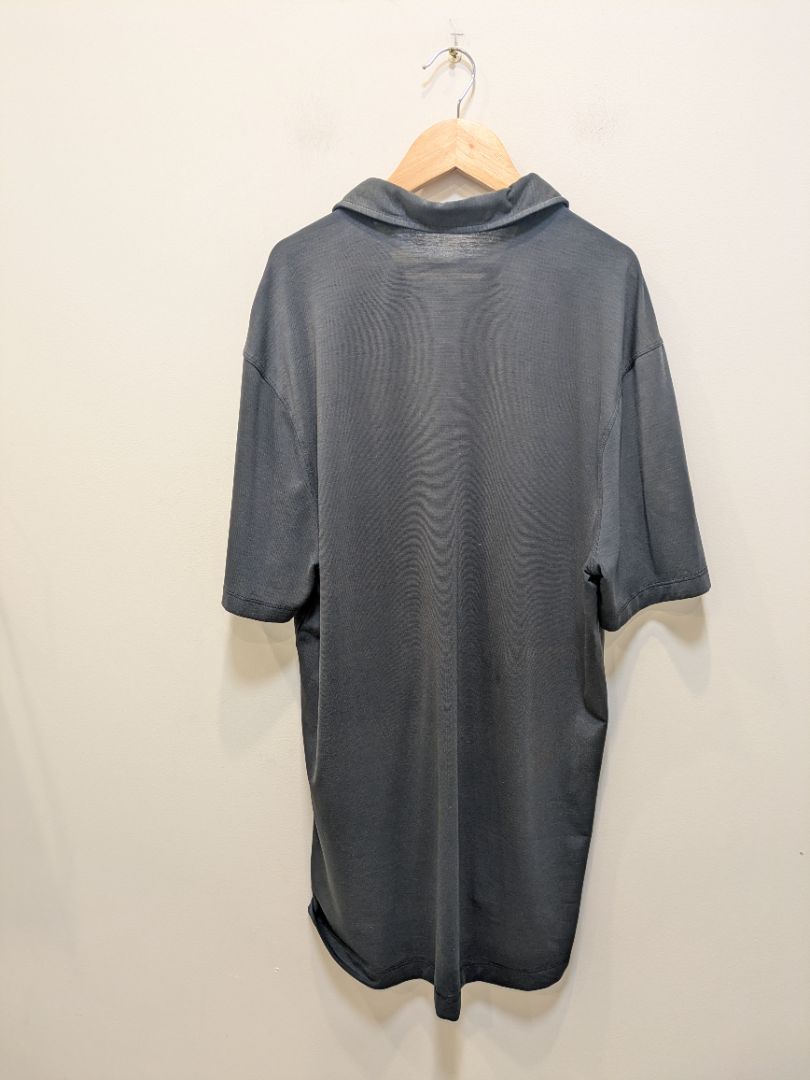 Charcoal Lululemon Polo Shirt, L