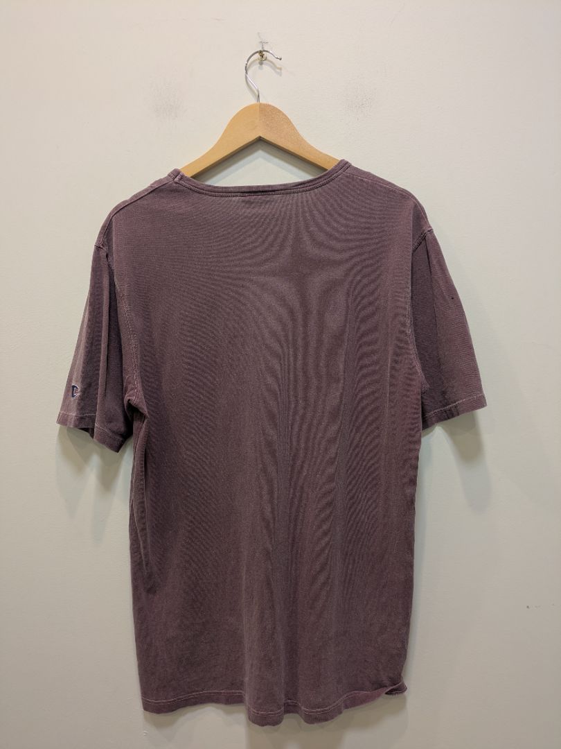 Mauve Champion Script Logo T-shirt, L