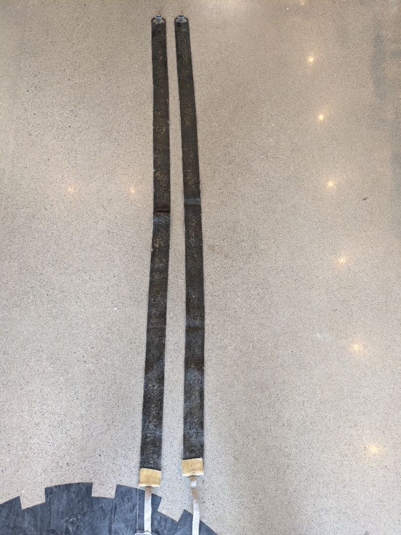 Black  Climbing Skins, 80 mm × 183 cm