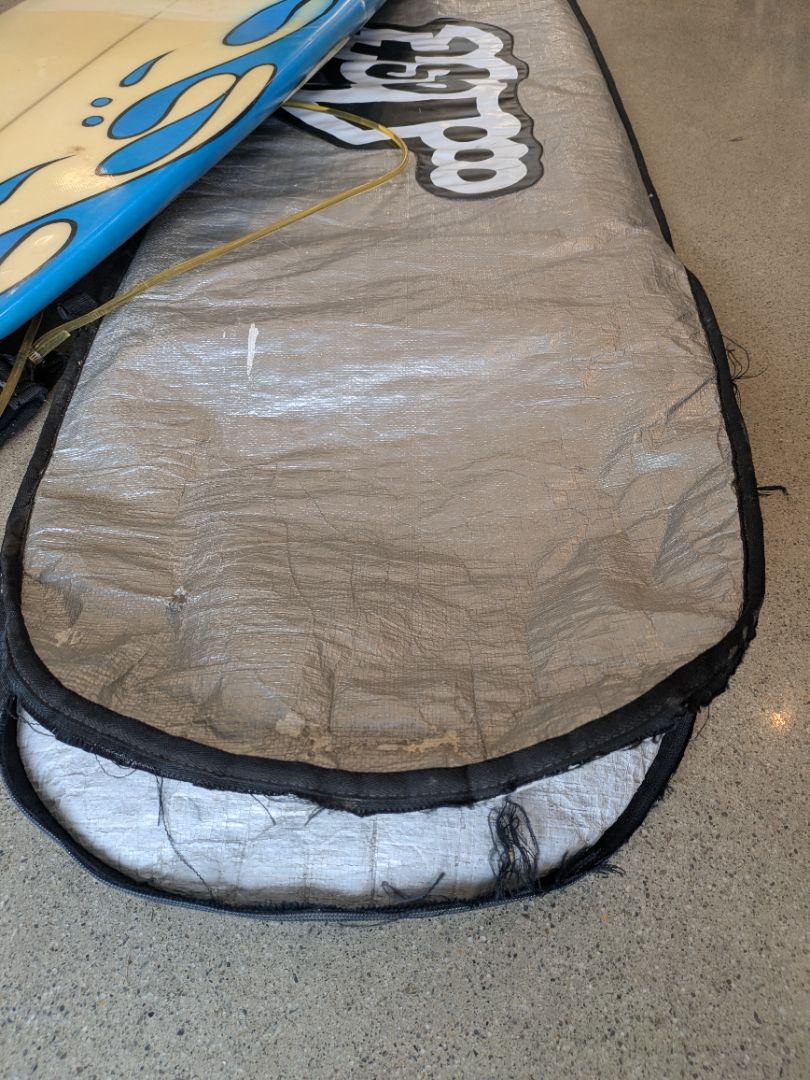 Cream Bear Thruster Surfboard, 204 cm / 6'8"