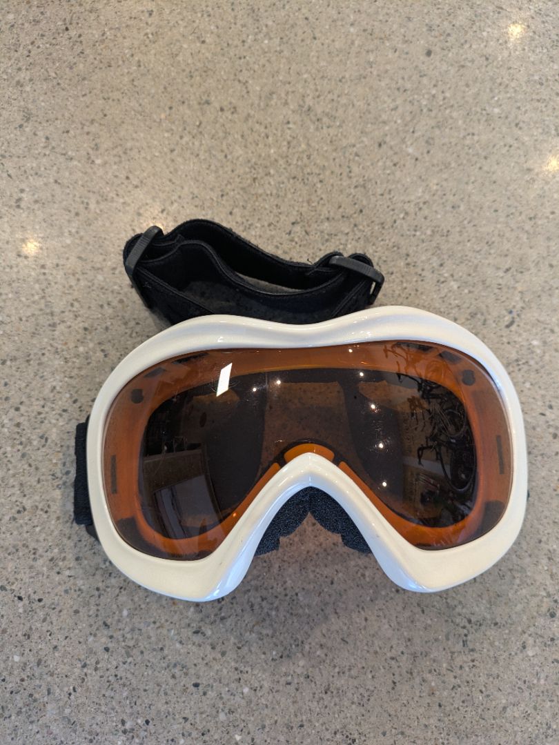 White  Snow Goggles