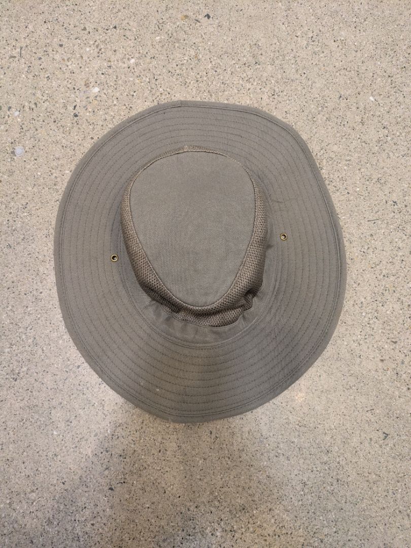 Grey Anko Wide-Brim Hat, One Size