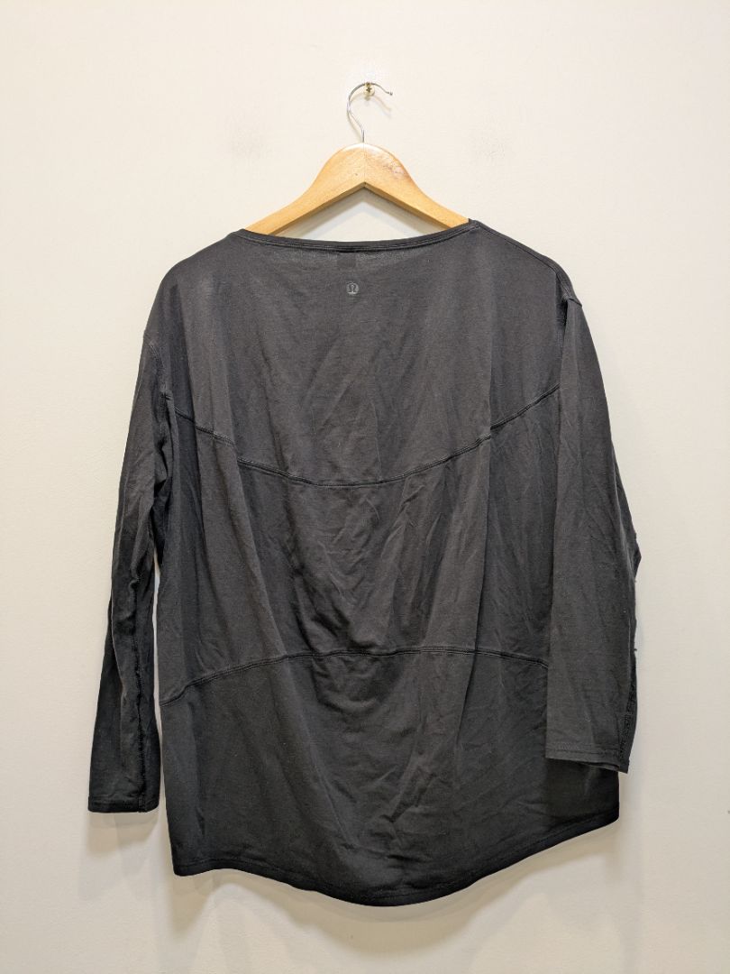 Black Lululemon Long-sleeve top, 6