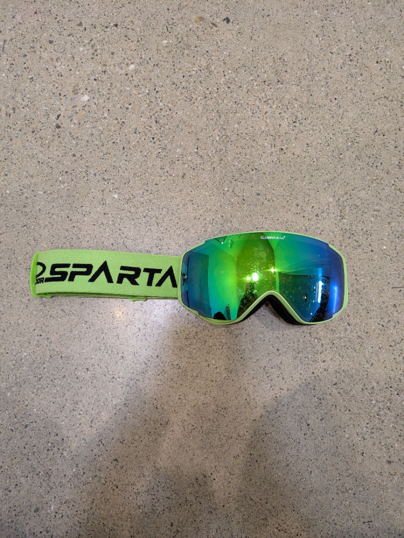 Green Outdoor Sparta Snow Goggles, Youth
