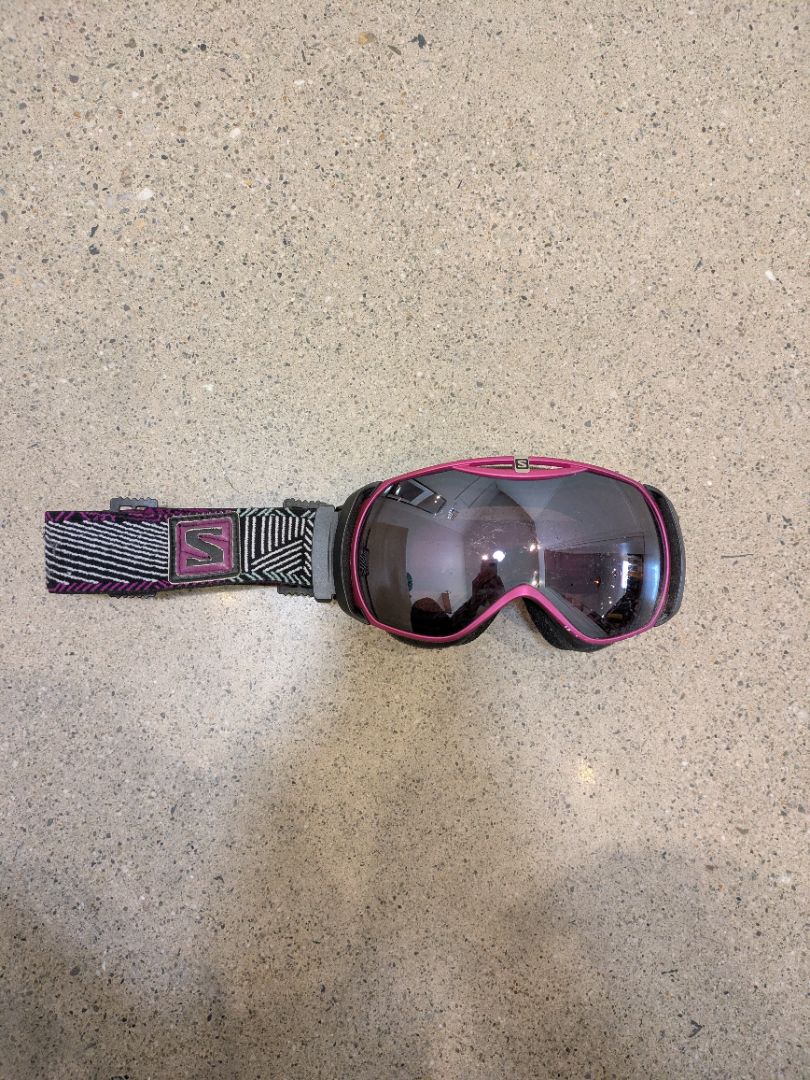 Pink Salomon Snow Goggles, Kids L / Youth