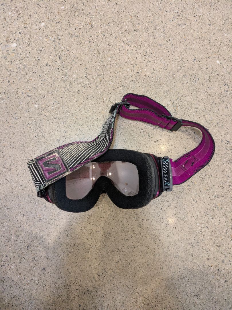 Pink Salomon Snow Goggles, Kids L / Youth
