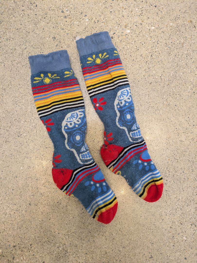 Blue Burton Ski Socks, Adult