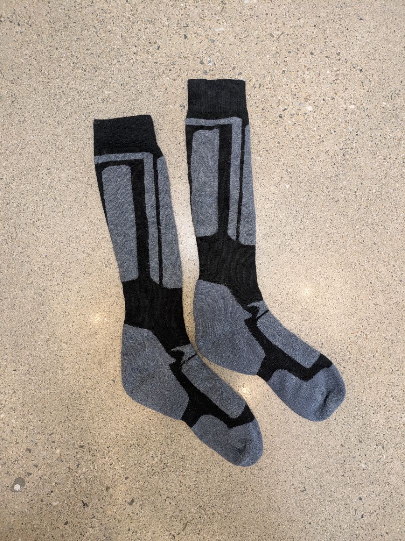 Black  Ski Socks, Adult
