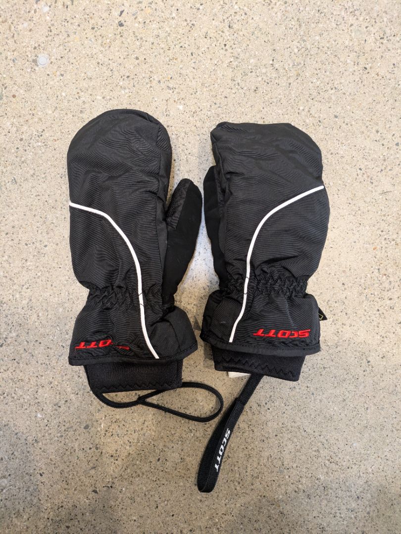 Black Scott Snow Mittens, M / 5.5