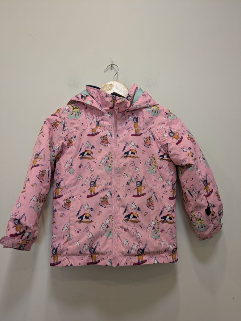 Pink Roxy Ski Jacket, 6-7 years