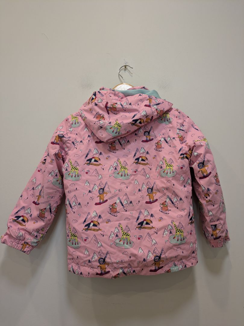 Pink Roxy Ski Jacket, 6-7 years