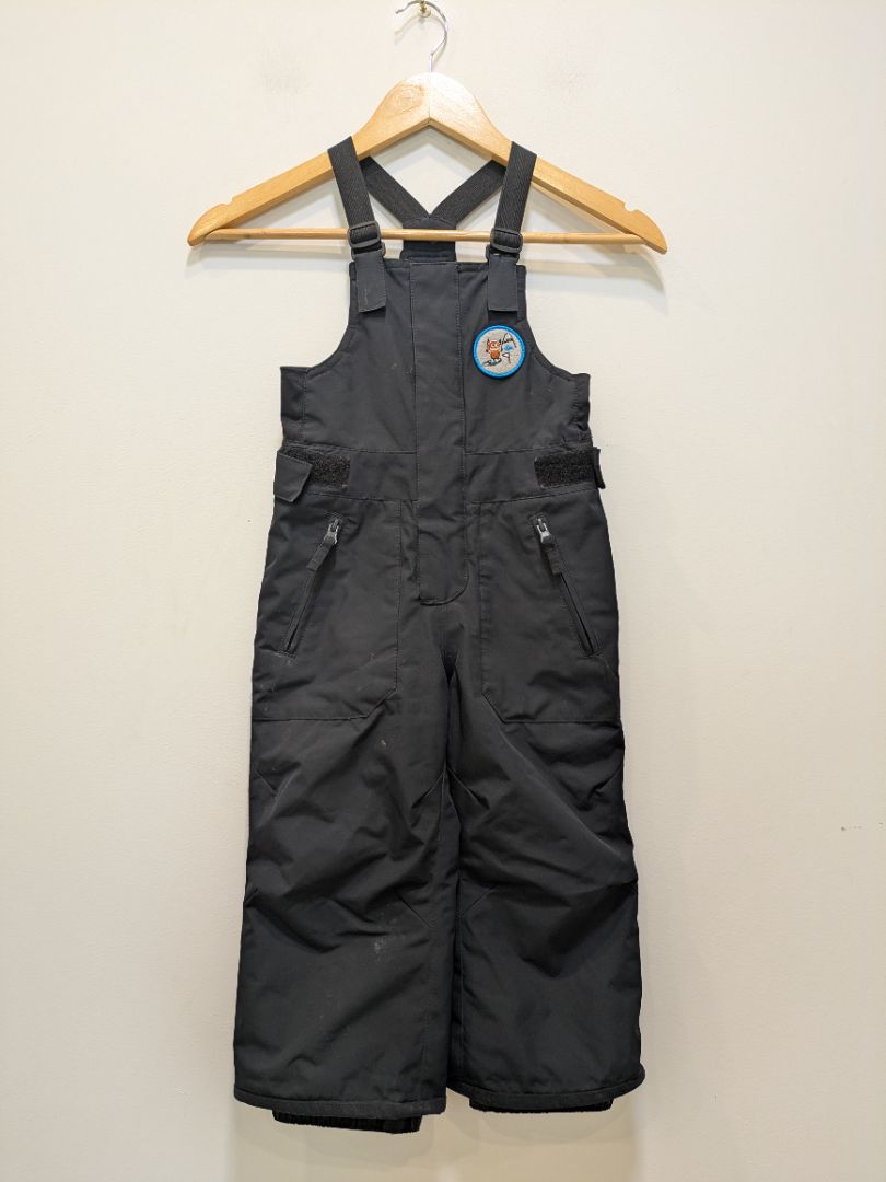 Black Quiksilver Snow Bib Pants, 3 years