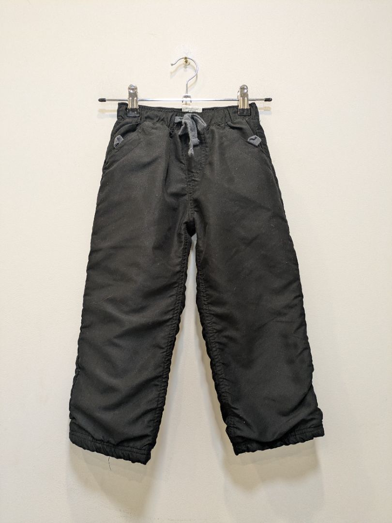 Black Brat Fleece-Lined Pants, 4 years