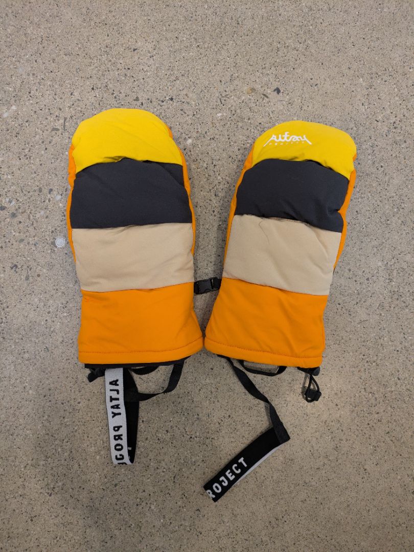 Orange Altay Project Insulated Ski Mittens