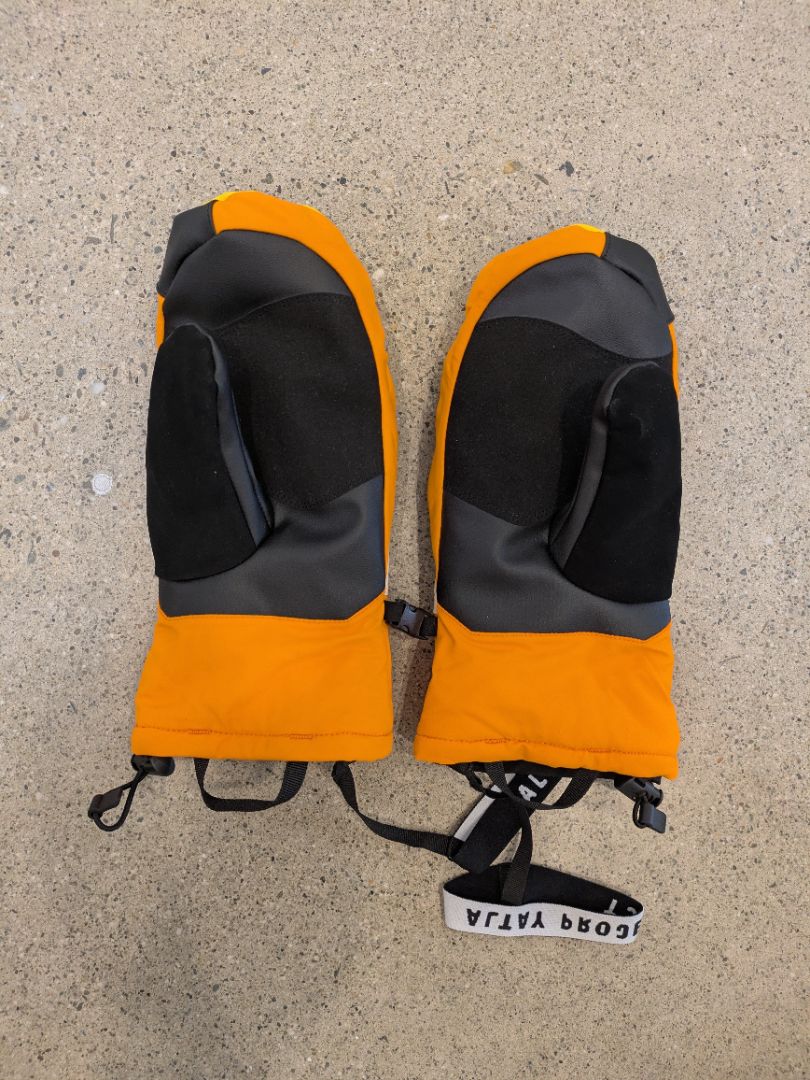 Orange Altay Project Insulated Ski Mittens