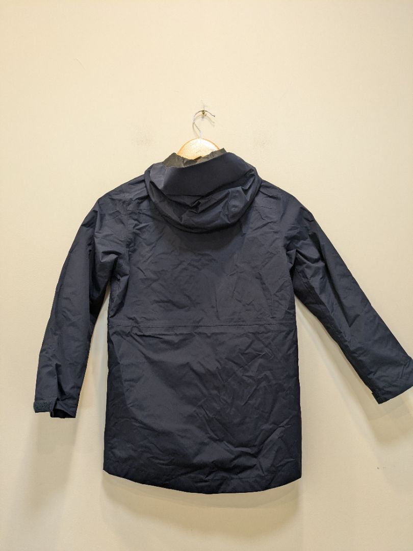 Navy Macpac Kids Rain Jacket, 8