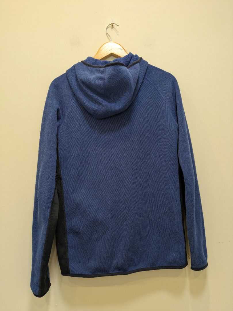 Blue Patagonia Technical Fleece Hoodie, M