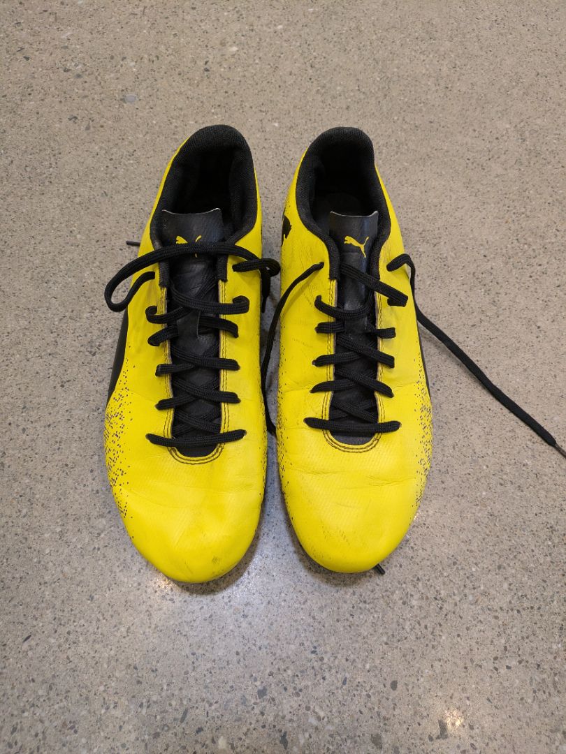 Yellow Puma Football Boots, EU 44.5