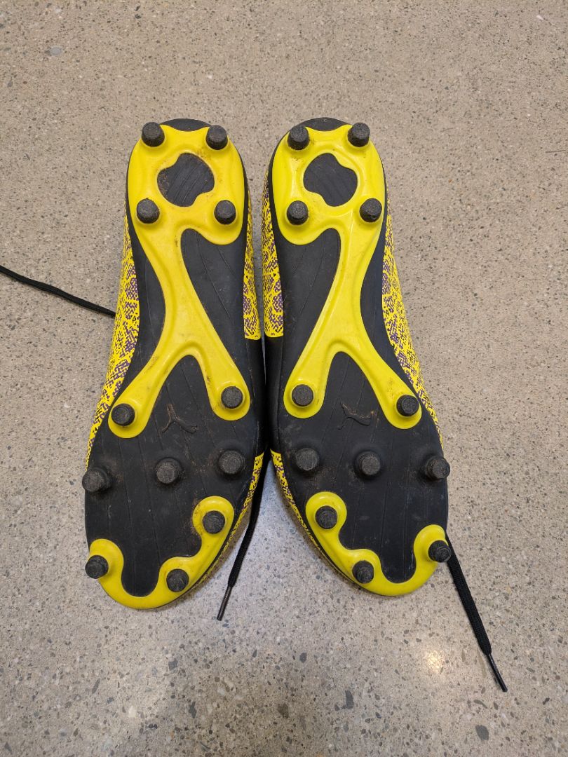 Yellow Puma Football Boots, EU 44.5
