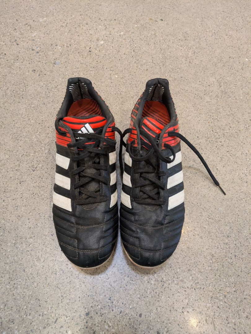 Black Adidas adiPower Kakari Rugby Boots, EU 44⅔