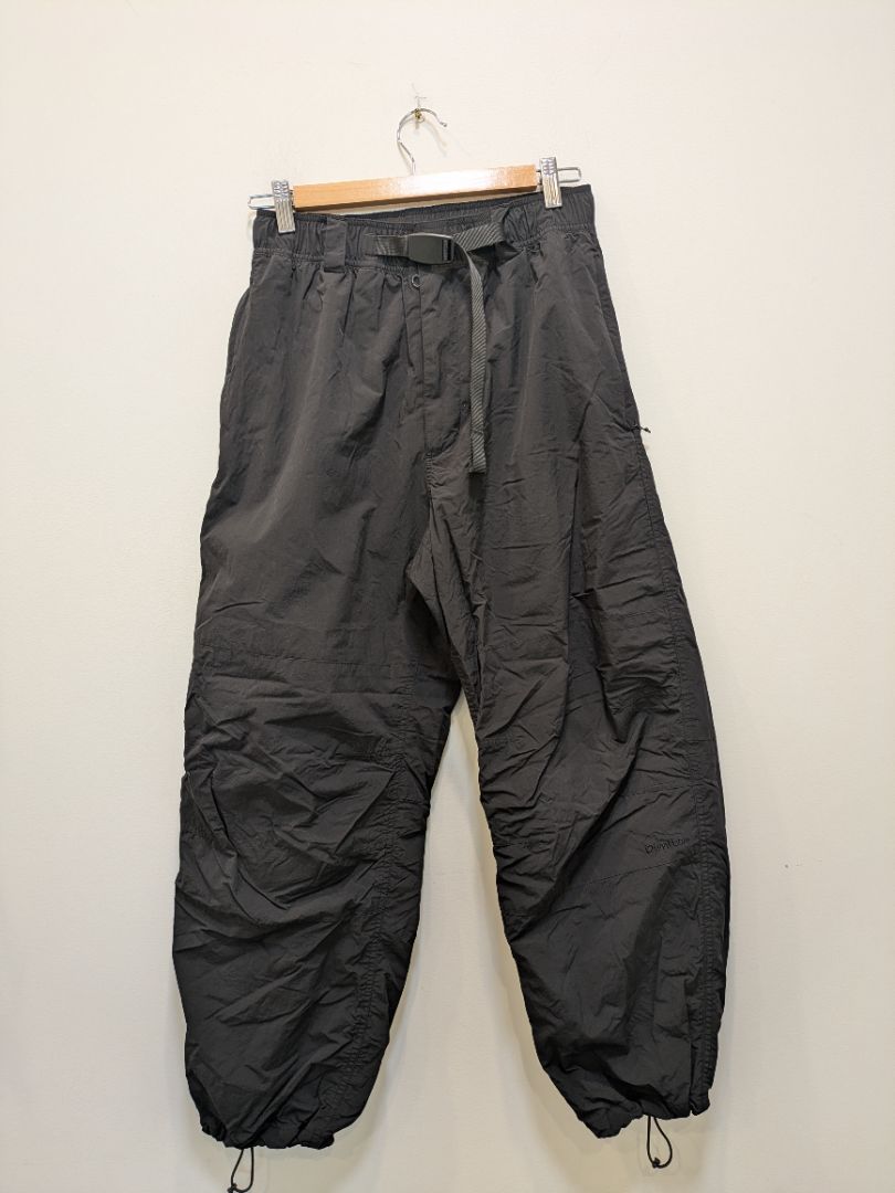 Black Dimito Windbreaker Pants, M