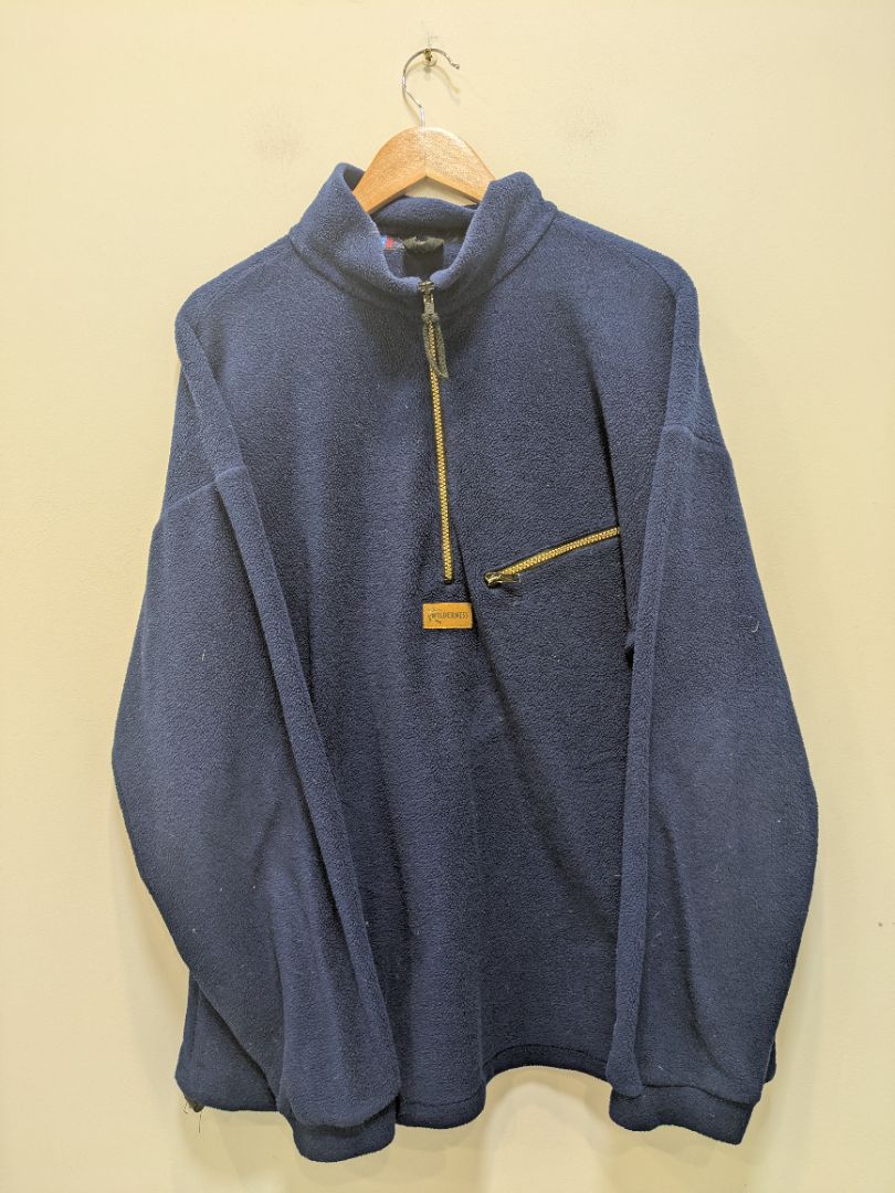 Navy Wilderness Fleece, L