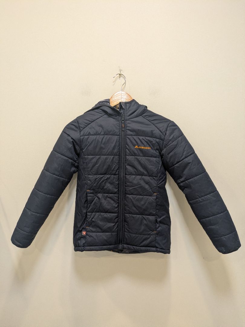 Navy Macpac Pulsar Reversible Jacket, Kids 10