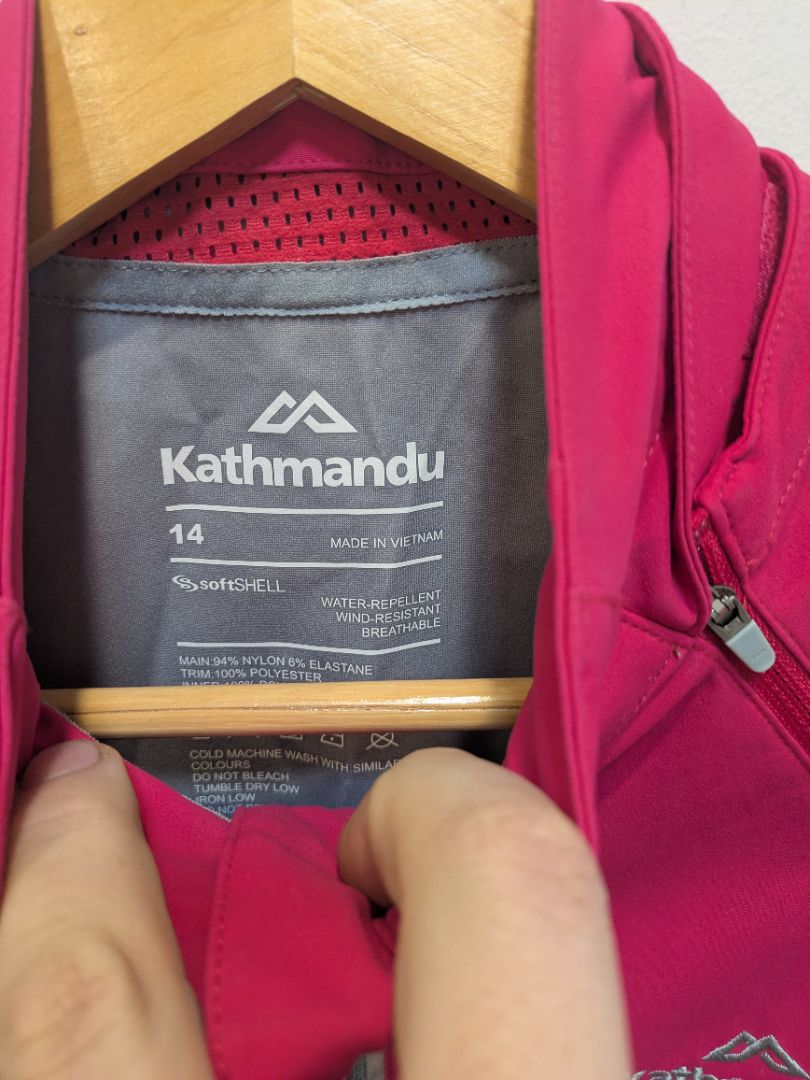 Pink Kathmandu Softshell Jacket, Women's 14