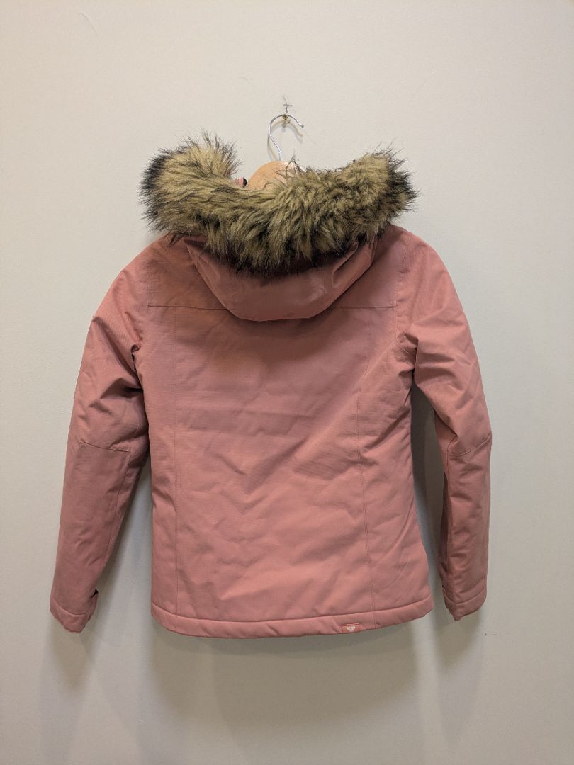 Pink Roxy Girls Snow Jacket, Youth L / 12Y