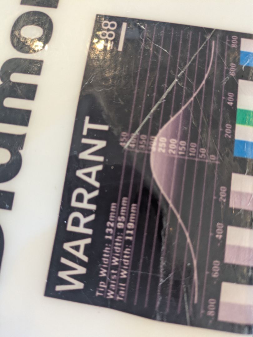 White Black Diamond Warrant, 188 cm