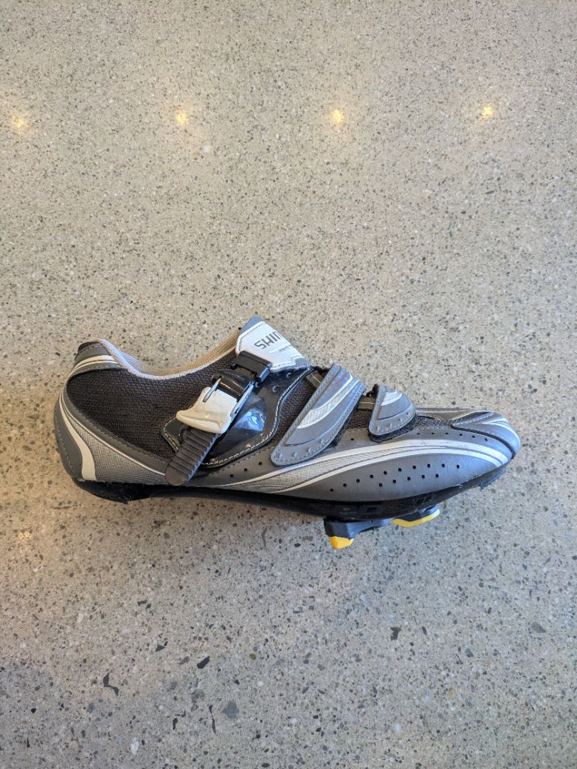 Grey Shimano Road Cycling Shoes, EU 44